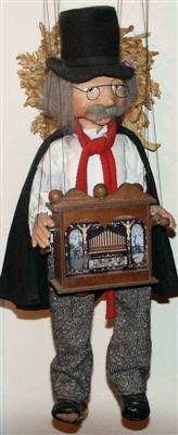 Drehorgelspieler Marionette