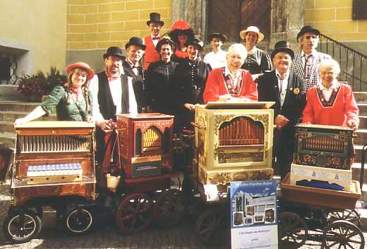 Drehorgelspieler Auftritt Bruneck